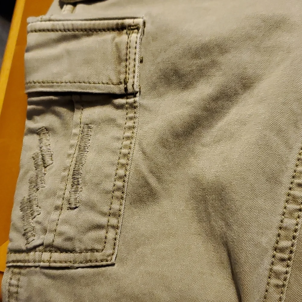 BCBG Max Azria Vintage Army Style Fatigue Wash Women's Pants - Size 26 - Picture 7 of 14